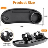 OSDUE Kinderwagen Snack Tray, 3 in 1 Kinderwagen Bekerhouder Voedsel Lade Kinderwagen Verwijderbare Herbruikbare Opslag Houder Plank Beugel met Verstelbare Gesp haken