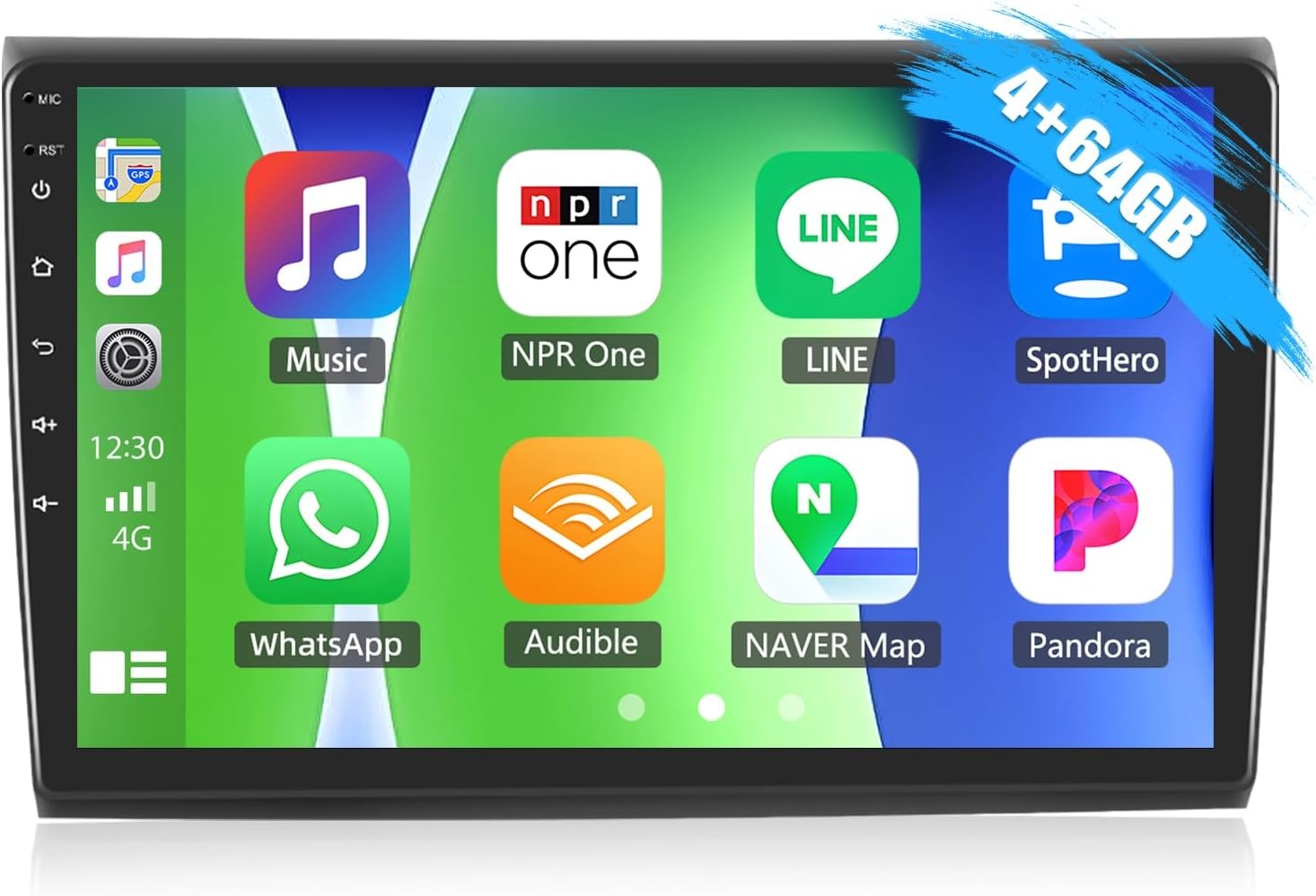 Autoradio Android 13 9 inch Dubbel Din met Navigatie Apple CarPlay Android Auto voor FIAT Bravo 2008-2013