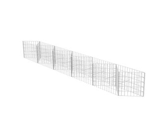 vidaXL Gabion mand 300x30x50 cm gegalvaniseerd staal