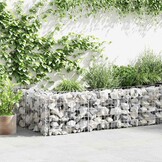 vidaXL Gabion mand 300x30x50 cm gegalvaniseerd staal