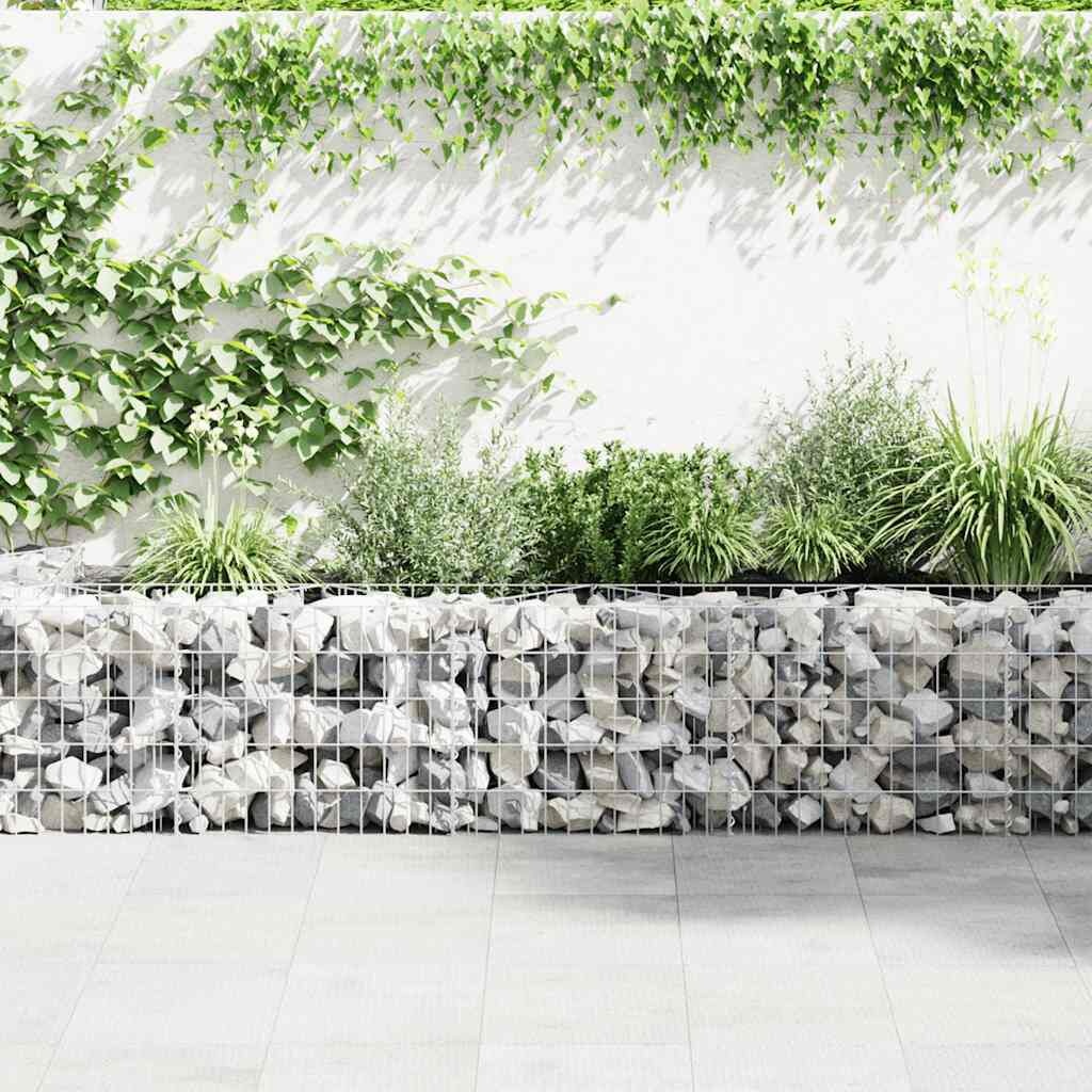 vidaXL Gabion mand 300x30x50 cm gegalvaniseerd staal
