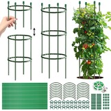 Tomaten Klimhulp Set: Verstelbare Plantensteun voor Komkommer & Bloemen (141-delig, -56%)