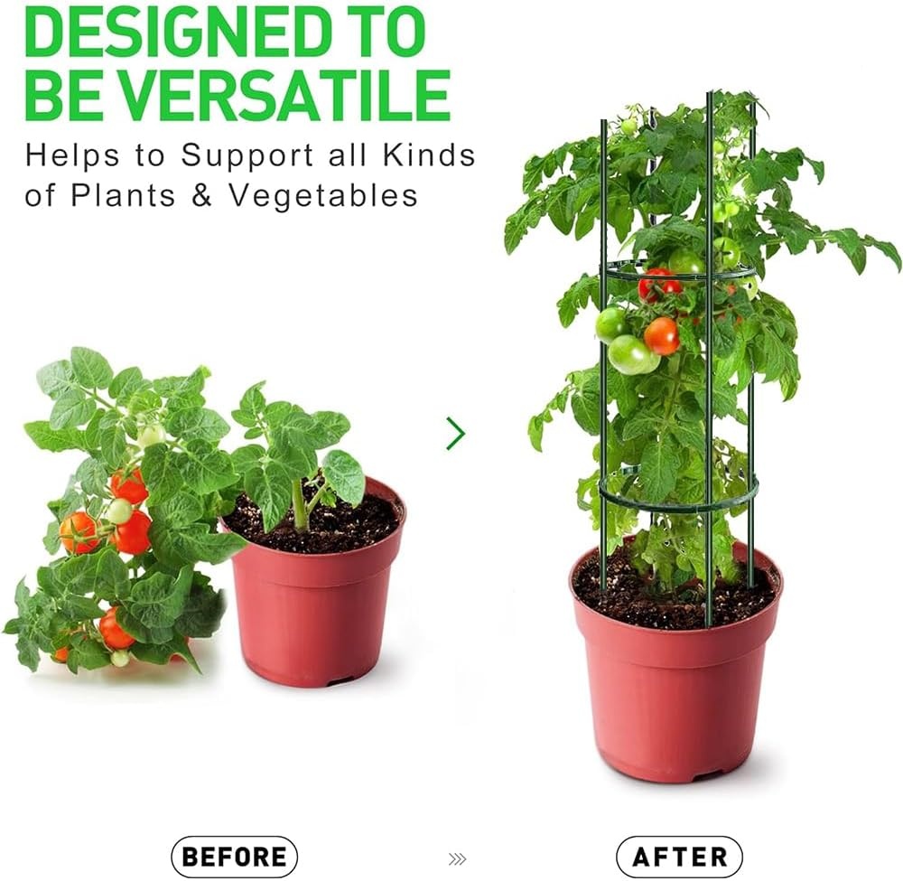 Tomaten Klimhulp Set: Verstelbare Plantensteun voor Komkommer & Bloemen (141-delig, -56%)
