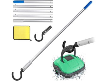 Zwembadrobot Haak met Telescoopstang 185 cm - ABS/PC Zwembadreiniger Accessoire