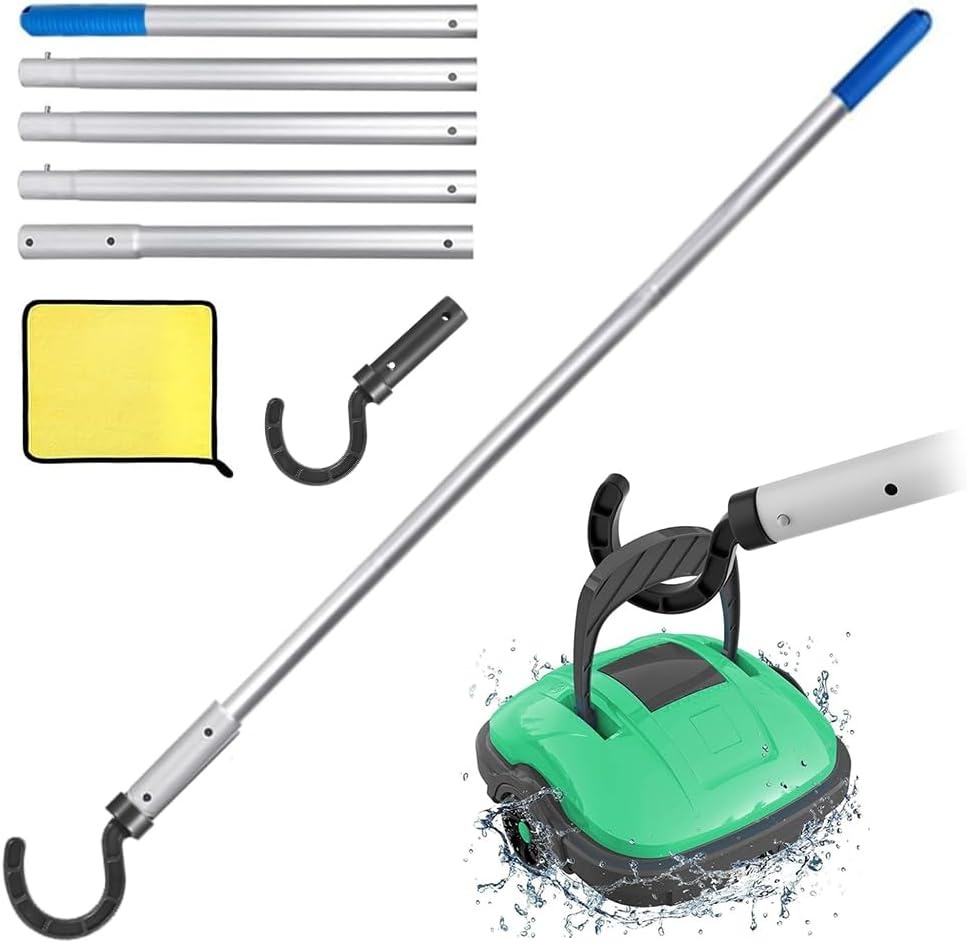 Haak Zwembadrobot 185cm Telescoopstang | Robuust ABS/PC | 60% Korting