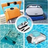 Zwembadrobot Haak met Telescoopstang 185 cm - ABS/PC Zwembadreiniger Accessoire