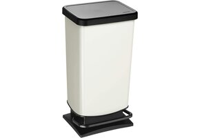Keukenprullenbak 40L RVS-look Weissmetallic - 36% Korting!