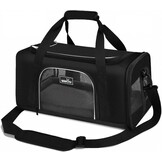 Wakytu Uitbreidbare transportbox voor huisdieren door luchtvaartmaatschappijen toegelaten kattentransportbox reistas voor honden