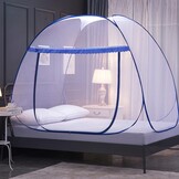 LIHAO Klamboe, pop-up muggentent, opvouwbaar, fijnmazig muggennet, reis-muggennet, tweepersoonsbed (200 x 180 cm)