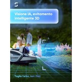 Sunseeker V3 Vision AI Robotmaaier, zonder begrenzingskabel, 600 m², dubbel oog, 42% helling, app-bediening, grasmaaier met één klik maaien