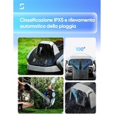 Sunseeker V3 Vision AI Robotmaaier, zonder begrenzingskabel, 600 m², dubbel oog, 42% helling, app-bediening, grasmaaier met één klik maaien