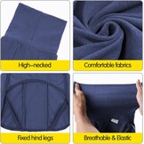 Mouwloos Hondensweatshirt Fleece Vest XL Donkerblauw - Warm & Comfortabel