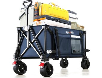 Opvouwbare Bolderkar - 150 kg, 8,1 cm Wielen, 34% Korting