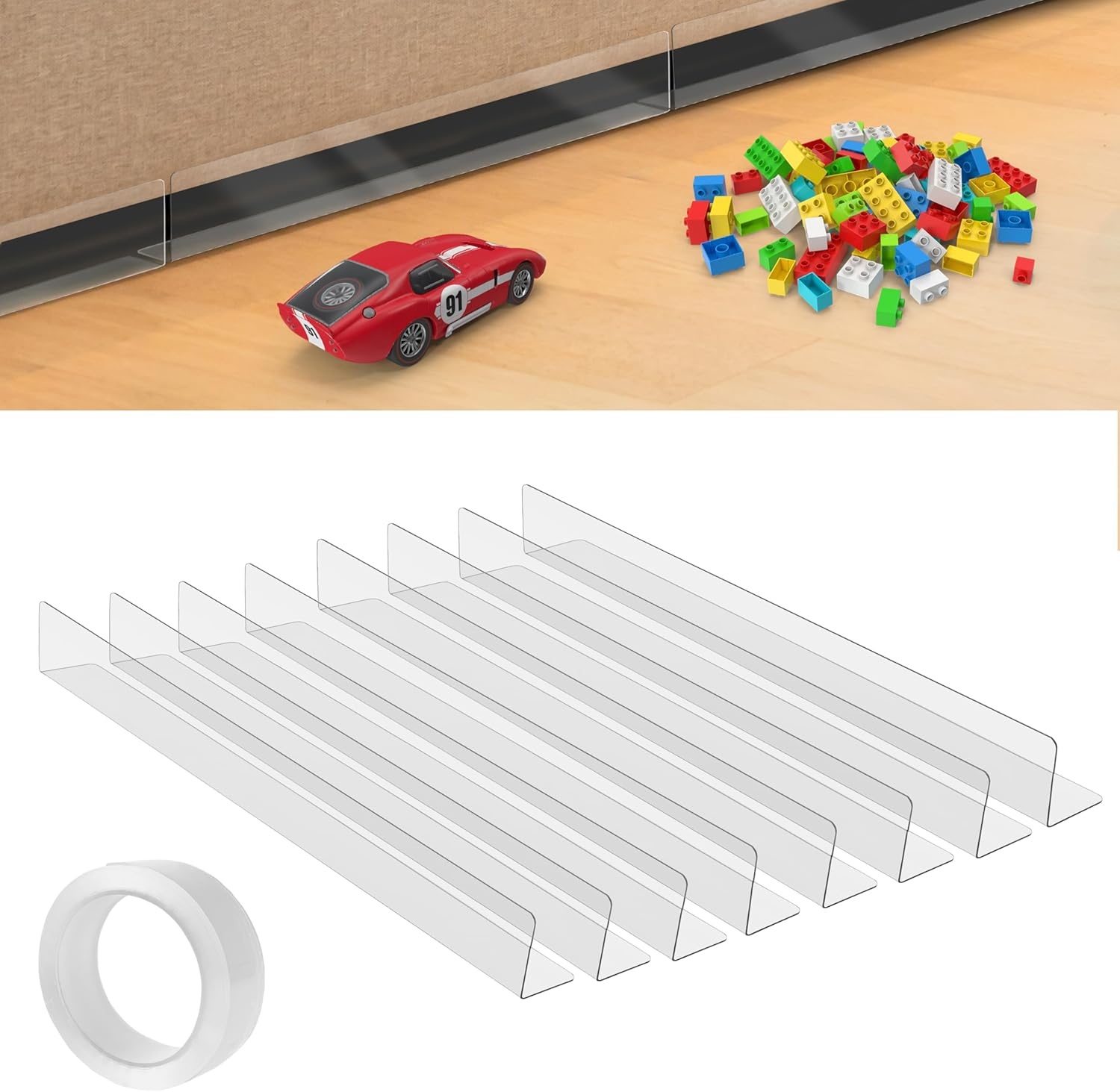 Meubel Blokkers (8 Stuks) - Voorkom Vuil & Speelgoed - 55% Korting