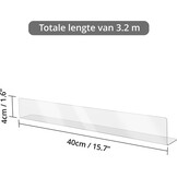 Meubel Blocker (8 Pak) - Doorzichtige Speelgoed Blockers met Zelfklevende Plakband voor Meubels, Bed, Bank, Dressoir, Tafel, Keukenkast - Vloerbeschermer voor Bed om Dieren, Speelgoed te Blocken
