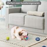 Meubel Blocker (8 Pak) - Doorzichtige Speelgoed Blockers met Zelfklevende Plakband voor Meubels, Bed, Bank, Dressoir, Tafel, Keukenkast - Vloerbeschermer voor Bed om Dieren, Speelgoed te Blocken