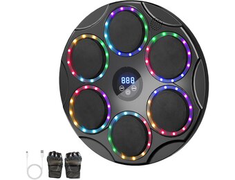 TODO Music Boxing Machine, slimme Bluetooth LED muziekboxmachine, 9 snelheidsmodi en kleurrijke lichten, voor kinderen en volwassenen, kerstcadeau