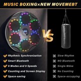 TODO Music Boxing Machine, slimme Bluetooth LED muziekboxmachine, 9 snelheidsmodi en kleurrijke lichten, voor kinderen en volwassenen, kerstcadeau