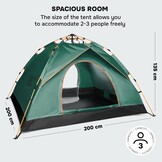 Automatische campingtent