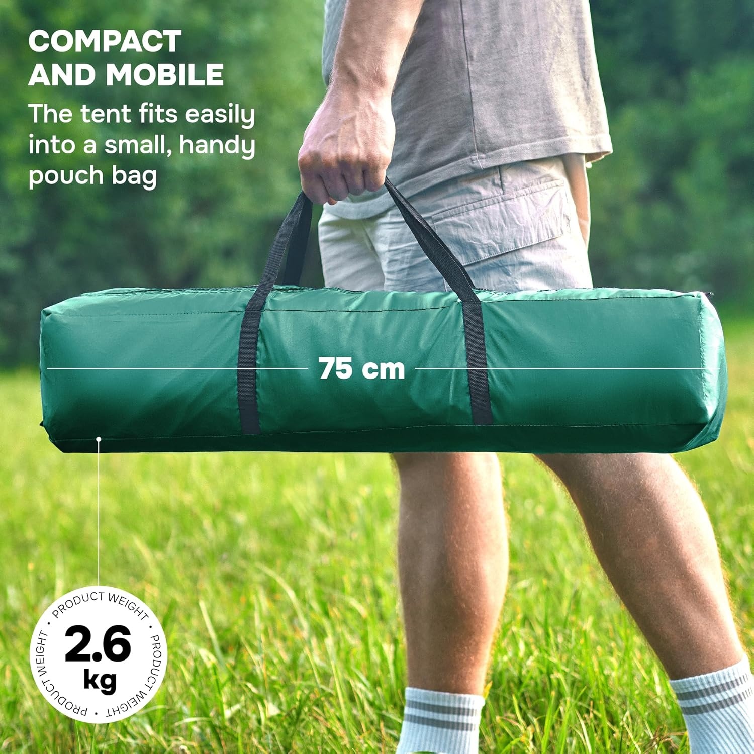 Automatische campingtent