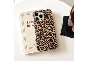 Telefoonhoes iPhone 15 Pro Luipaardpatroon TPU Siliconen - 75% Korting!