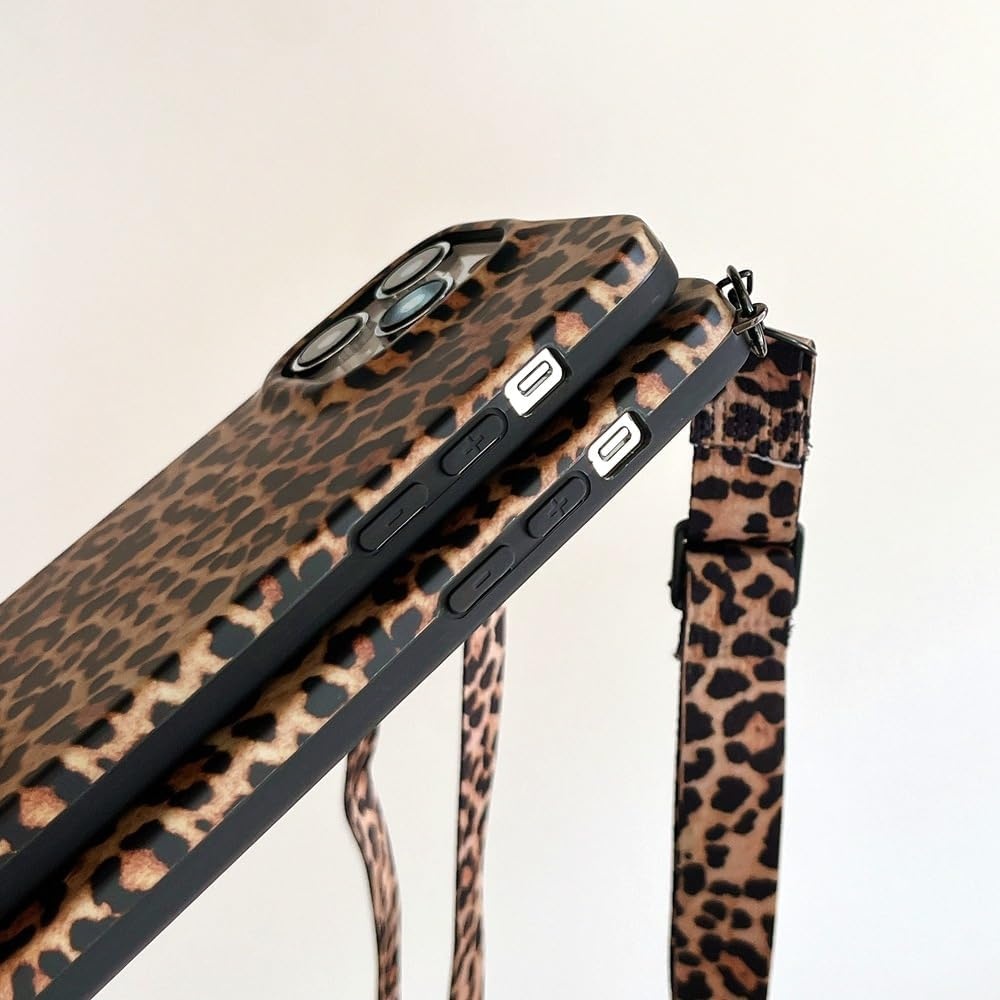 FIFTHAVE Hoes voor mobiele telefoon, compatibel met iPhone 11, luipaardbeschermhoes voor meisjes, 6,1 inch, ultradun, iPhone 11, esthetisch design, hoes, schattig luipaardpatroon, TPU siliconen hoes