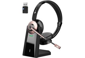 Draadloze Headset met AI Ruisonderdrukking - 36% Korting!