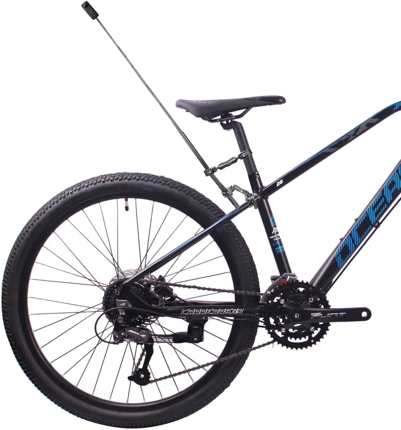 Fotoleey Camera Motorfietsbevestiging, compatibel met Insta360 X5/X4/X3/X2, GoPro Hero 13, Hero 12, dubbele klemset, derde persoon weergave