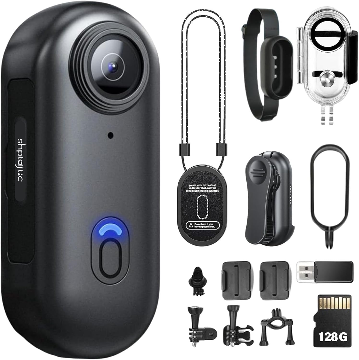 4K Mini Actiecamera 128GB - 43% Korting!