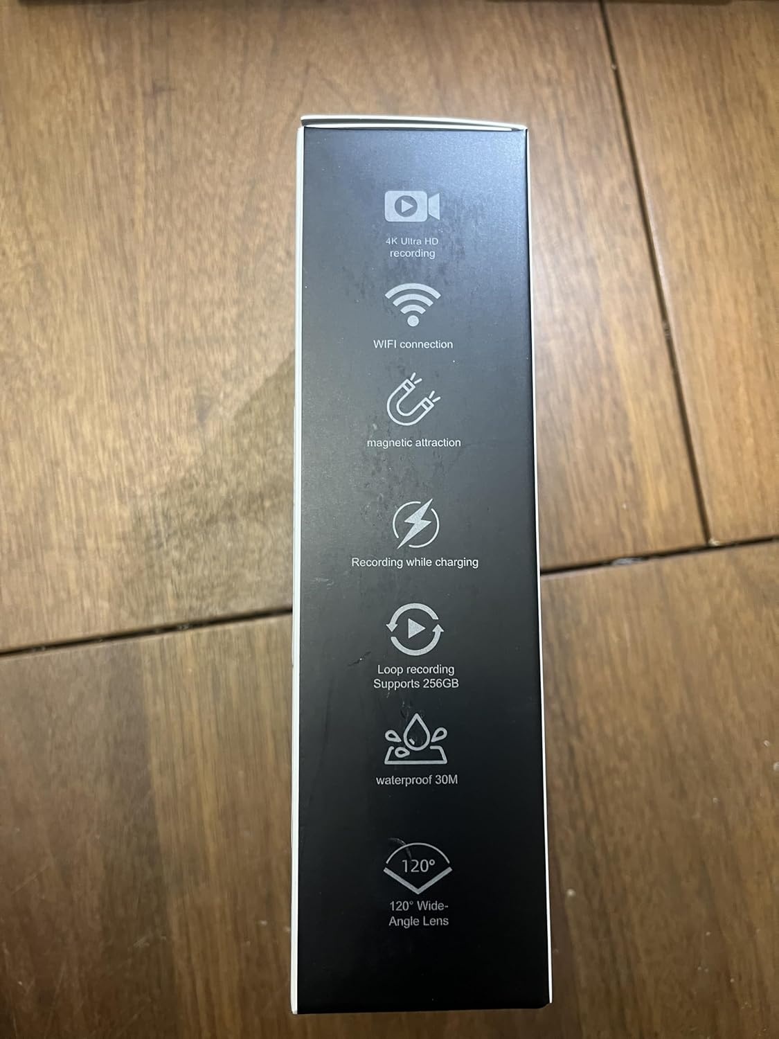 4K lichaamscamera's met audio- en videotracking, waterdichte 4K-lichaamscamera, magnetisch en met 360° clip, 120 minuten batterij voor fietsen, wandelen met dieren (4K-P-64G)