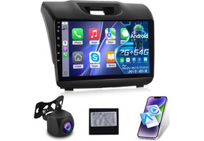 Android Autoradio 9" Draadloze CarPlay/Android Auto - 37% Korting
