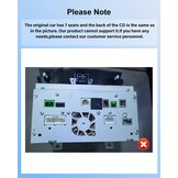 Android Autoradio 2G+64GB voor Isuzu MU-X/D-MAX 2015-2018 met Draadloze CarPlay & Android Auto