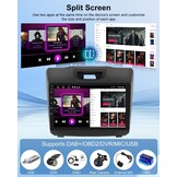 Android Autoradio 2G+64GB voor Isuzu MU-X/D-MAX 2015-2018 met Draadloze CarPlay & Android Auto