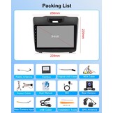 Android Autoradio 2G+64GB voor Isuzu MU-X/D-MAX 2015-2018 met Draadloze CarPlay & Android Auto