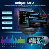 NHOPEEW 8 Core 6+128G autoradio voor Peugeot 107 / Citroen C1 / Toyota Aygo 2004-2014 - 10,1 inch Android autoradio met Carplay en Android Auto, WiFi, GPS, DSP FM RDS + achteruitrijcamera