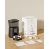 PUPPY KITTY Voederautomaat voor katten en honden, 2,4 G wifi, intelligente kattenvoer-automaat met roestvrijstalen kom voor droogvoer, app-bediening, spraakopname, 1 - 10 maaltijden per dag