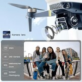 Opvouwbare drone voor beginners met 4K camera, 800m bereik en 60+ min vliegtijd (3 accu's)