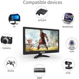 13,3 Inch Draagbare Monitor Screen 1366x768 LED Mini Display van HDMI/VGA/BNC/AV/VESA/Ondersteuning Compatibel met PC Raspberry Pi Windows 7/8/10