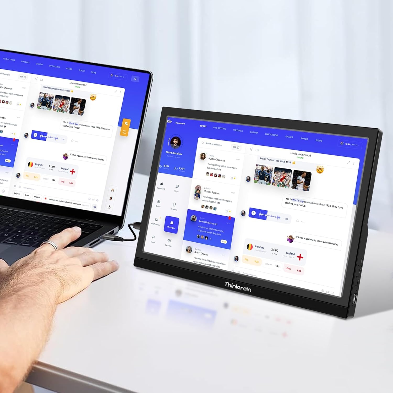 Draagbare Monitor 15.6" Full HD 1080p (34% Korting)