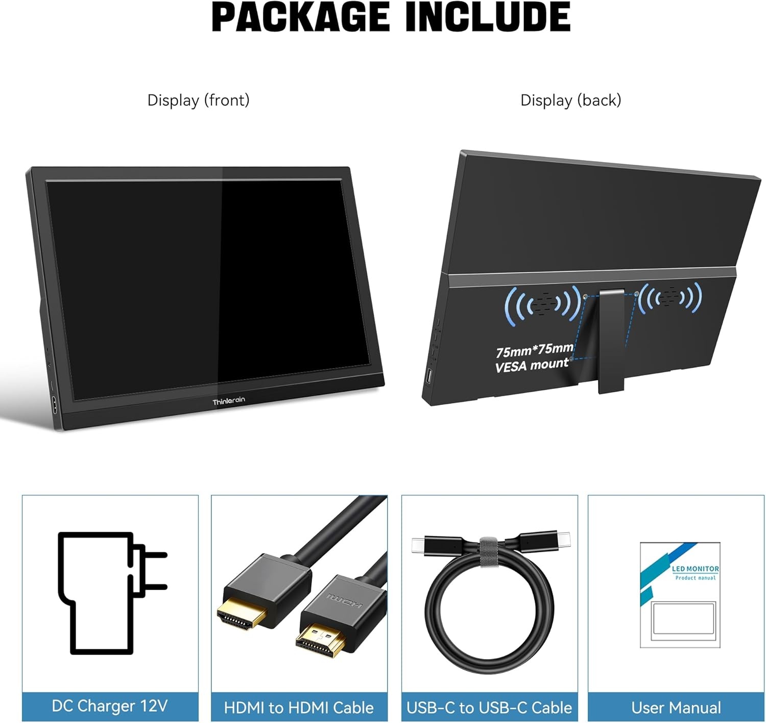 Draagbare Monitor 15.6" Full HD 1080p (34% Korting)