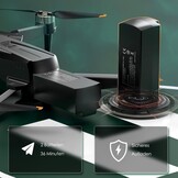Drone A68 Beginners | 2K HD | 36 min Vlucht | Zwart | 46% Korting