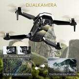 Drone A68 Beginners | 2K HD | 36 min Vlucht | Zwart | 46% Korting