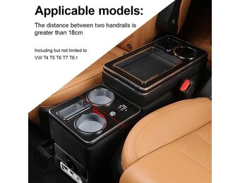 Centrale Console Organizer met USB & LED - 34% Korting!