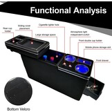 Centrale Console Organizer met USB & LED - 34% Korting!