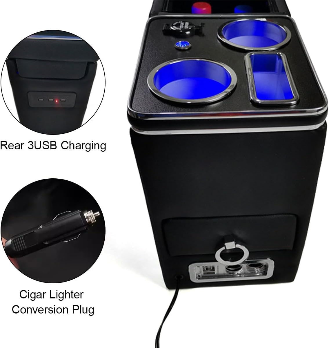 Centrale Console Organizer met USB & LED - 34% Korting!