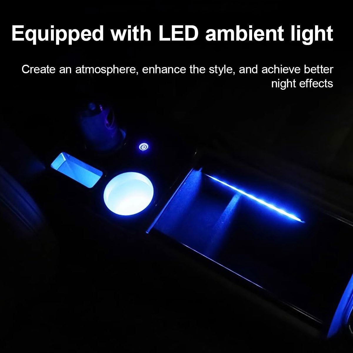 Centrale Console Organizer met USB & LED - 34% Korting!