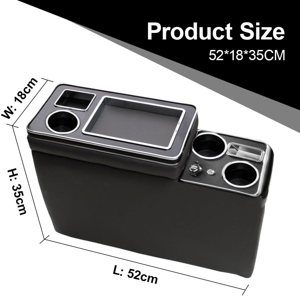 Centrale Console Organizer met USB & LED - 34% Korting!