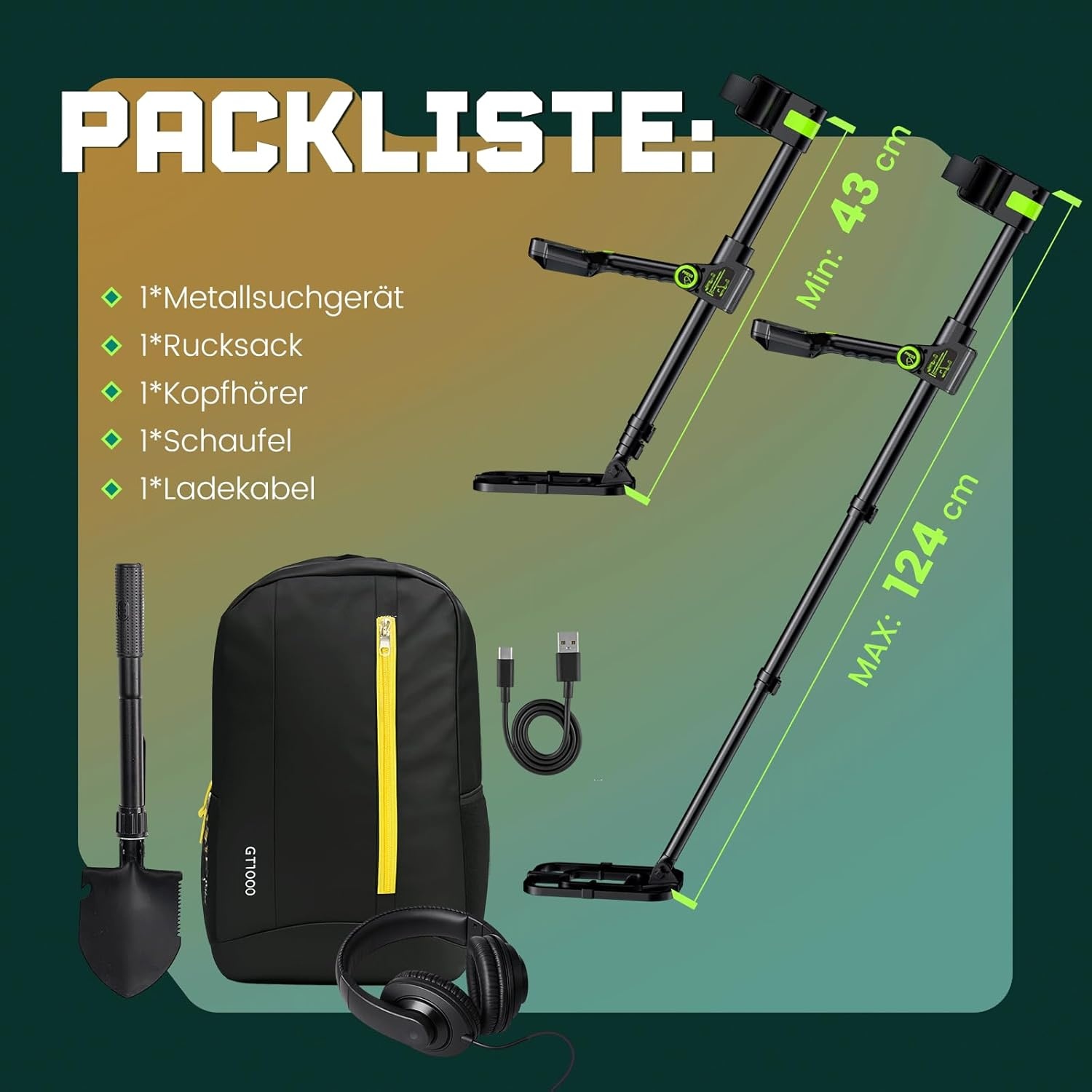 Waterdichte Metaaldetector met LCD - 29% Korting!