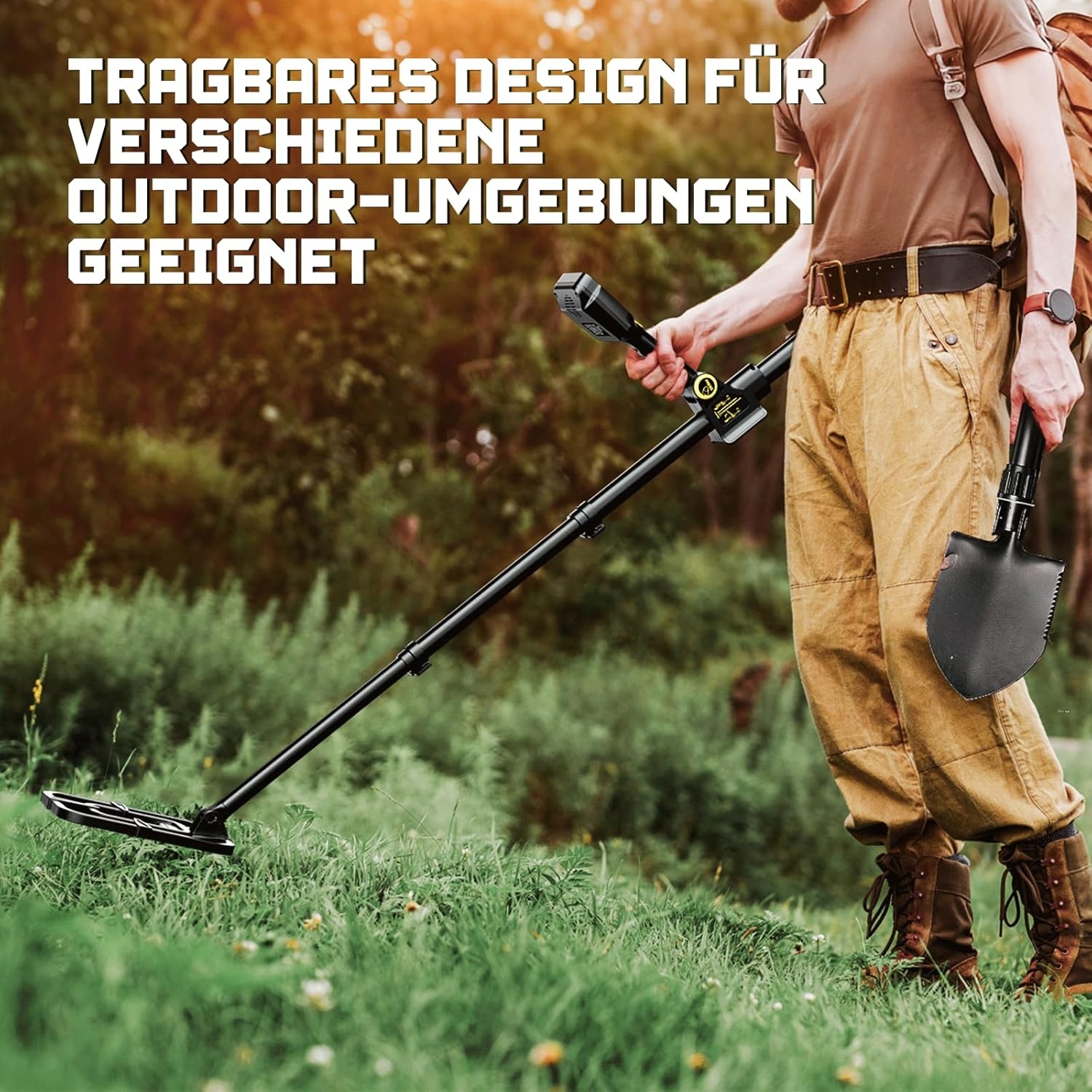 Waterdichte Metaaldetector met LCD - 29% Korting!