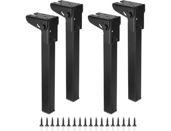 Klaptafelpoten IJzer 25cm - 4 Stuks - Nu met 28% Korting!